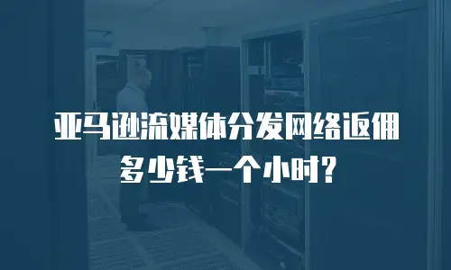 亚马逊流媒体分发网络返佣多少钱一个小时？