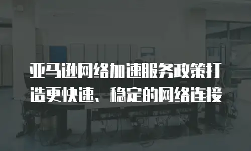 亚马逊网络加速服务政策打造更快速、稳定的网络连接