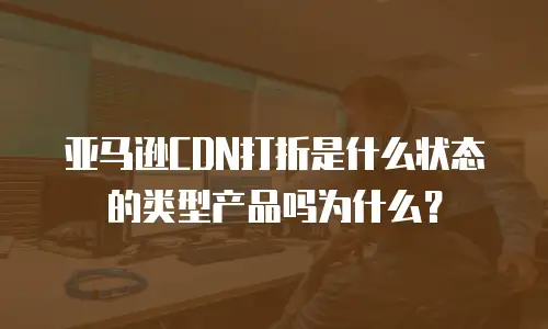 亚马逊CDN打折是什么状态的类型产品吗为什么？