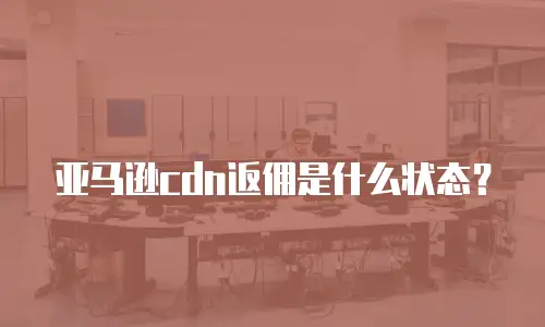 亚马逊cdn返佣是什么状态？