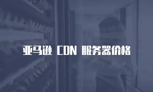 亚马逊 CDN 服务器价格