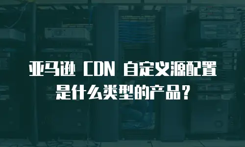 亚马逊 CDN 自定义源配置是什么类型的产品？