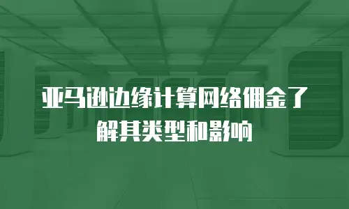 亚马逊边缘计算网络佣金了解其类型和影响