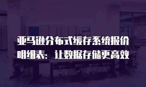 亚马逊分布式缓存系统报价明细表：让数据存储更高效