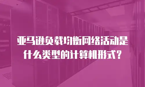 亚马逊负载均衡网络活动是什么类型的计算机形式？