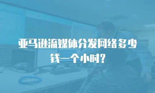 亚马逊流媒体分发网络多少钱一个小时？