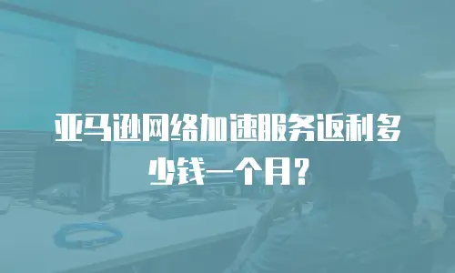 亚马逊网络加速服务返利多少钱一个月？