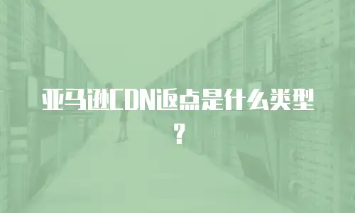 亚马逊CDN返点是什么类型？