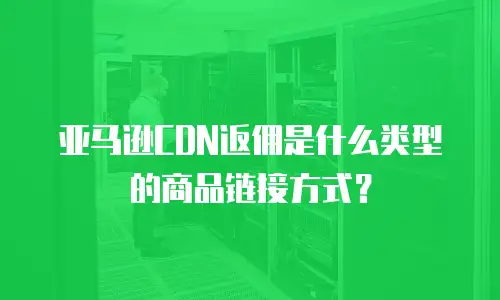 亚马逊CDN返佣是什么类型的商品链接方式？
