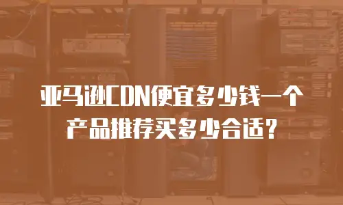 亚马逊CDN便宜多少钱一个产品推荐买多少合适？