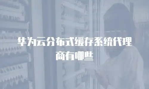 华为云分布式缓存系统代理商有哪些