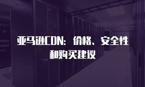 亚马逊CDN：价格、安全性和购买建议