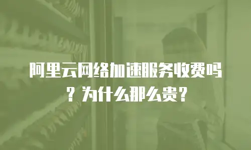 阿里云网络加速服务收费吗？为什么那么贵？