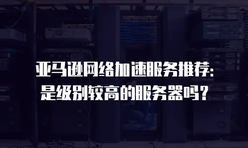 亚马逊网络加速服务推荐：是级别较高的服务器吗？