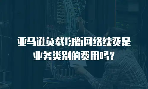 亚马逊负载均衡网络续费是业务类别的费用吗？