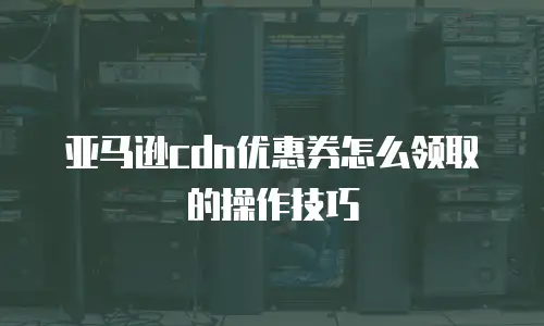 亚马逊cdn优惠券怎么领取的操作技巧