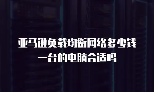 亚马逊负载均衡网络多少钱一台的电脑合适吗