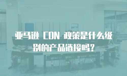 亚马逊 CDN 政策是什么级别的产品链接吗？