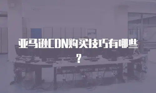 亚马逊CDN购买技巧有哪些？