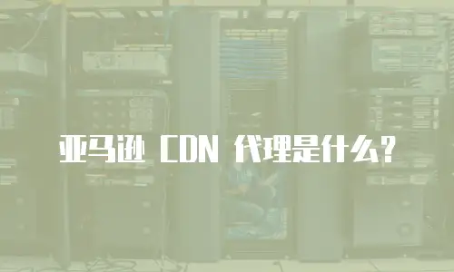亚马逊 CDN 代理是什么？