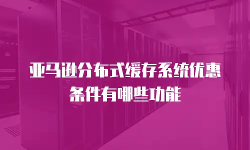 亚马逊分布式缓存系统优惠条件有哪些功能