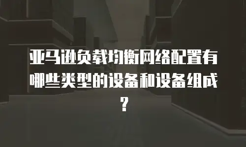 亚马逊负载均衡网络配置有哪些类型的设备和设备组成？