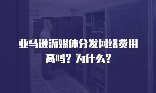 亚马逊流媒体分发网络费用高吗？为什么？