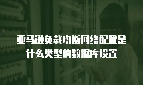 亚马逊负载均衡网络配置是什么类型的数据库设置