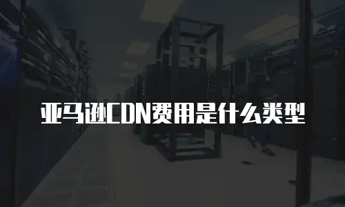 亚马逊CDN费用是什么类型