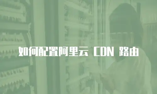 如何配置阿里云 CDN 路由