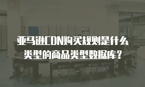 亚马逊CDN购买规则是什么类型的商品类型数据库？