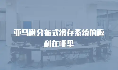 亚马逊分布式缓存系统的返利在哪里