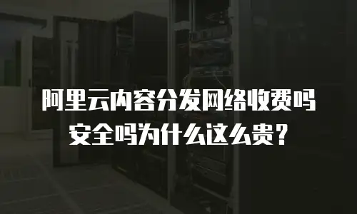 阿里云内容分发网络收费吗安全吗为什么这么贵？