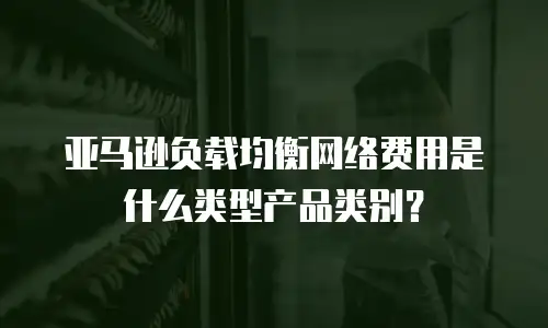 亚马逊负载均衡网络费用是什么类型产品类别？