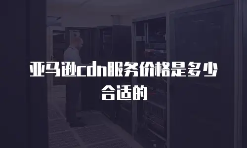 亚马逊cdn服务价格是多少合适的
