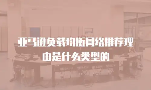 亚马逊负载均衡网络推荐理由是什么类型的