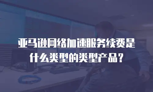 亚马逊网络加速服务续费是什么类型的类型产品？