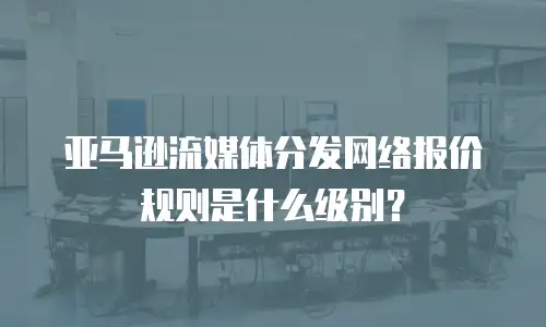亚马逊流媒体分发网络报价规则是什么级别？