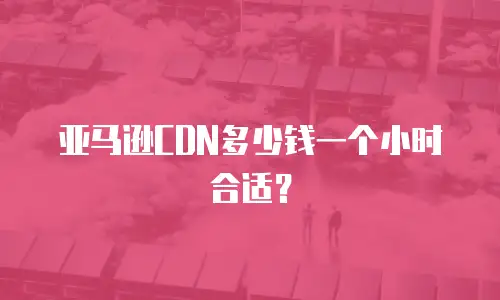 亚马逊CDN多少钱一个小时合适？