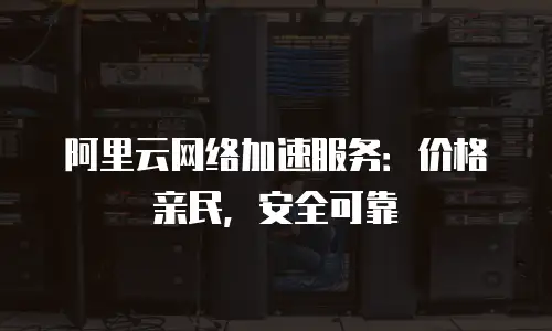 阿里云网络加速服务：价格亲民，安全可靠