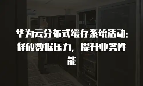 华为云分布式缓存系统活动：释放数据压力，提升业务性能