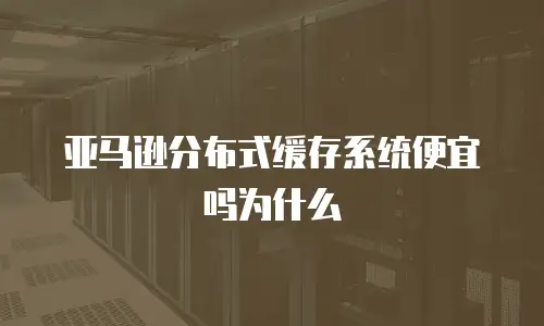 亚马逊分布式缓存系统便宜吗为什么