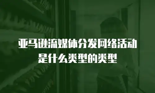 亚马逊流媒体分发网络活动是什么类型的类型