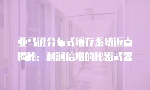 亚马逊分布式缓存系统返点揭秘：利润倍增的秘密武器