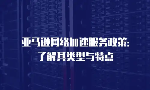 亚马逊网络加速服务政策：了解其类型与特点