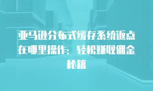 亚马逊分布式缓存系统返点在哪里操作：轻松赚取佣金秘籍