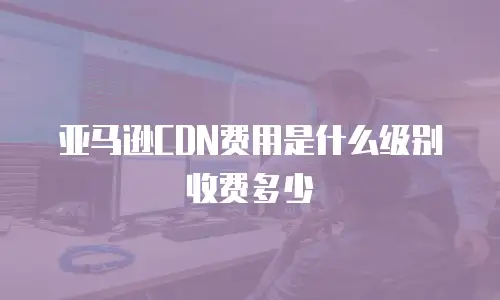 亚马逊CDN费用是什么级别收费多少