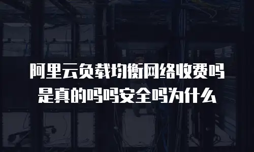 阿里云负载均衡网络收费吗是真的吗吗安全吗为什么