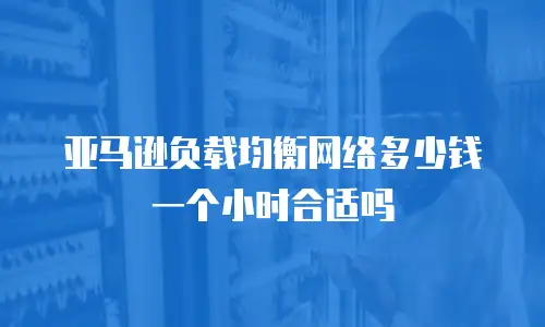 亚马逊负载均衡网络多少钱一个小时合适吗