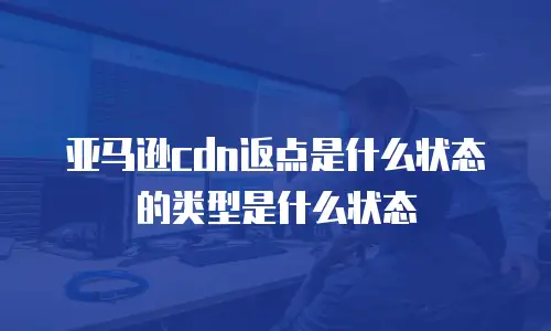 亚马逊cdn返点是什么状态的类型是什么状态